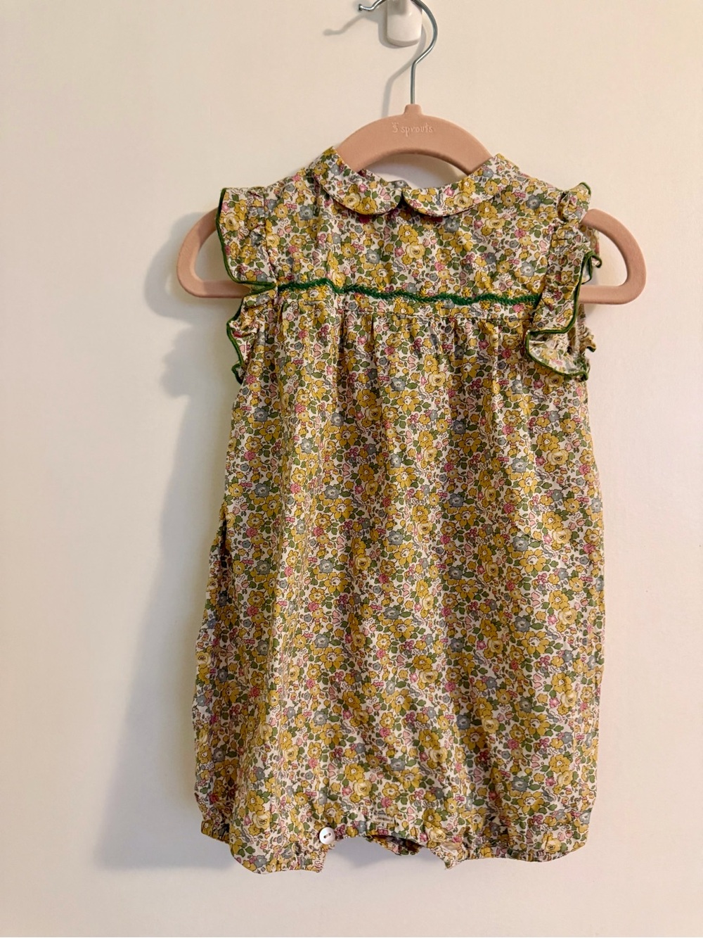 Marie Puce Paris Liberty Fabric Romper